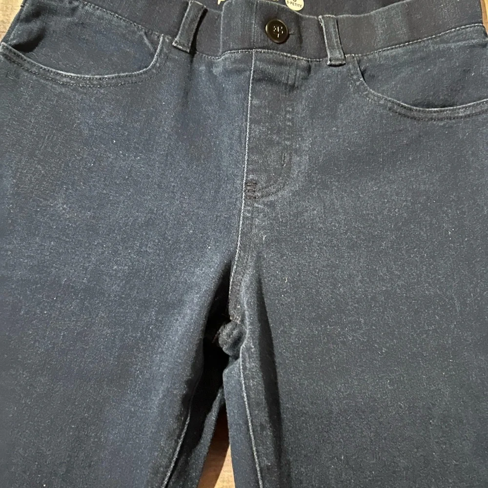 Betabrand Four-Pocket Yoga Denim Straight Leg Jeans in Short Petite - Picture 7 of 9